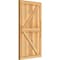Ekena Millwork Framed Board-n-Batten Shutters w/Z-Bar, Rough Sawn Western Red Cedar, 21 1/2W x 39H, PR RBF06Z21X039RWR - alternate 4
